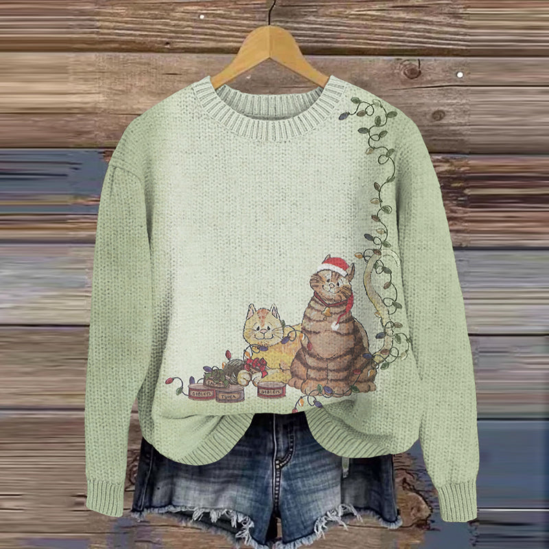 Klasický vintage Svetr