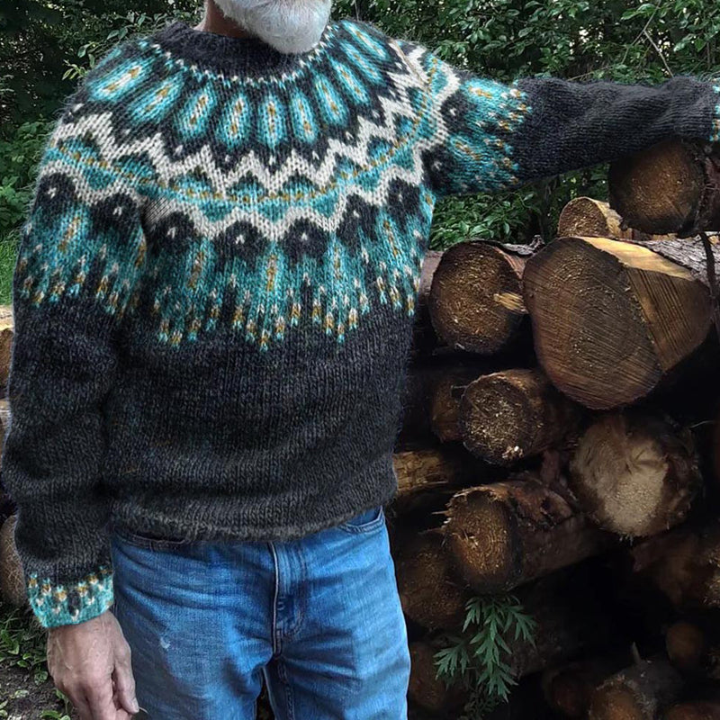 Svetr v nadčasovém vintage stylu