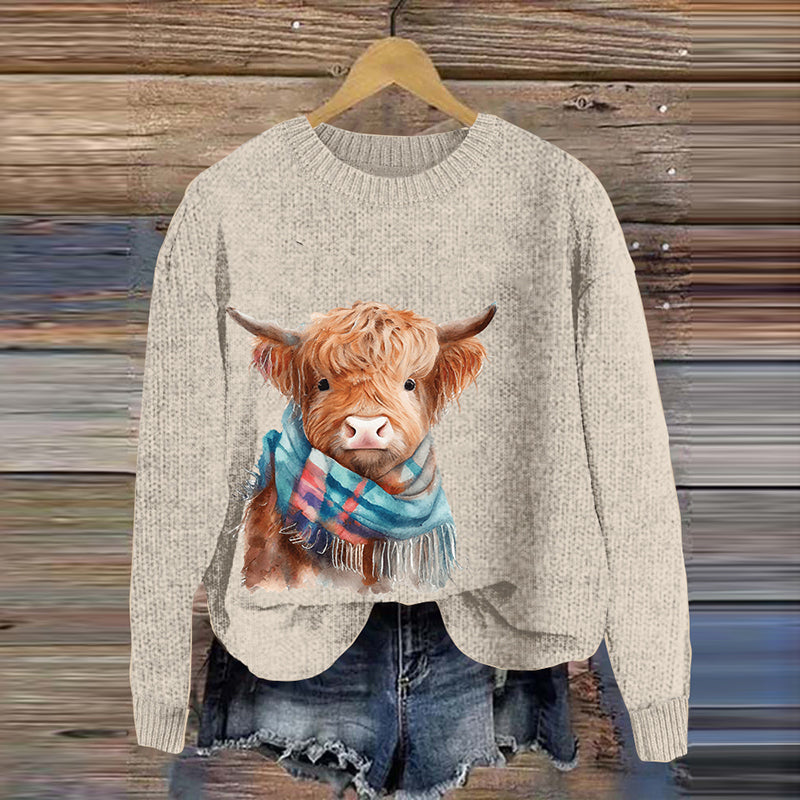 Klasický vintage Svetr