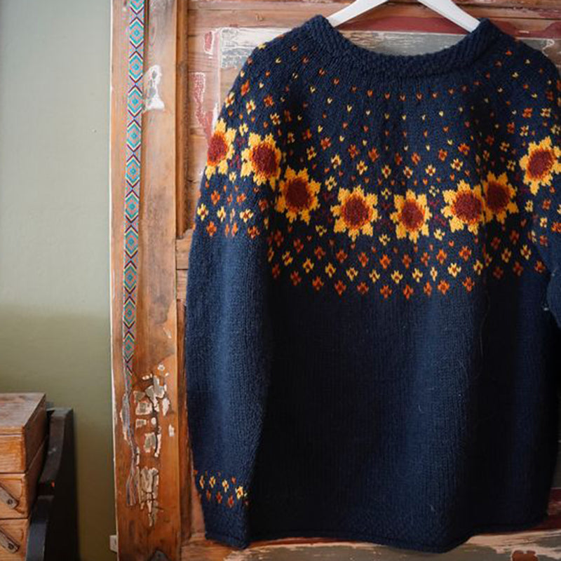 Svetr v nadčasovém vintage stylu