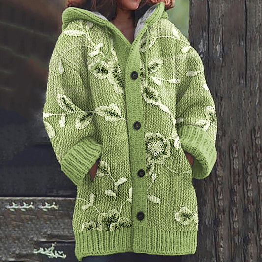 Vintage Bud Print Women's Sweater artswardrobe