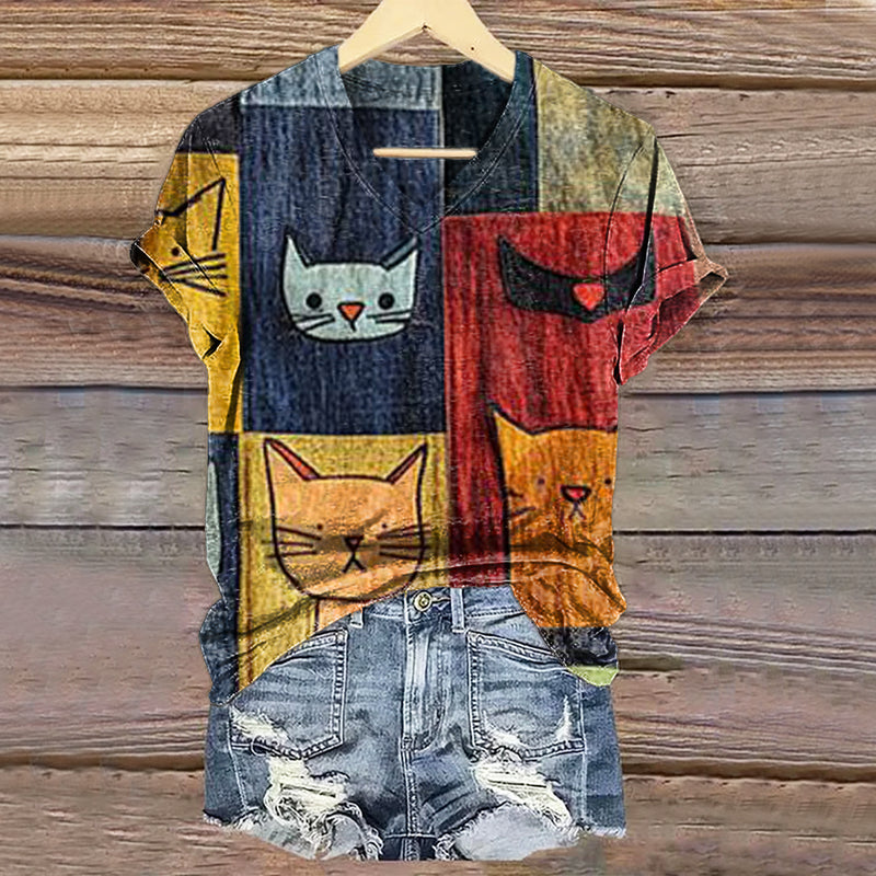 Klasický vintage Tričko