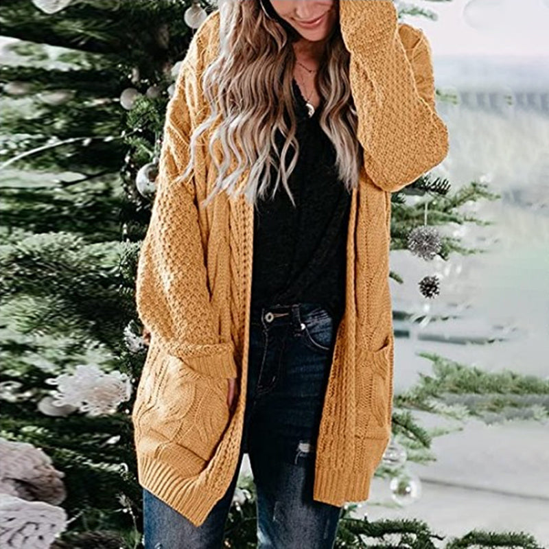 Casual Vintage Long Sleeve Sweater Cardigan elevenforest