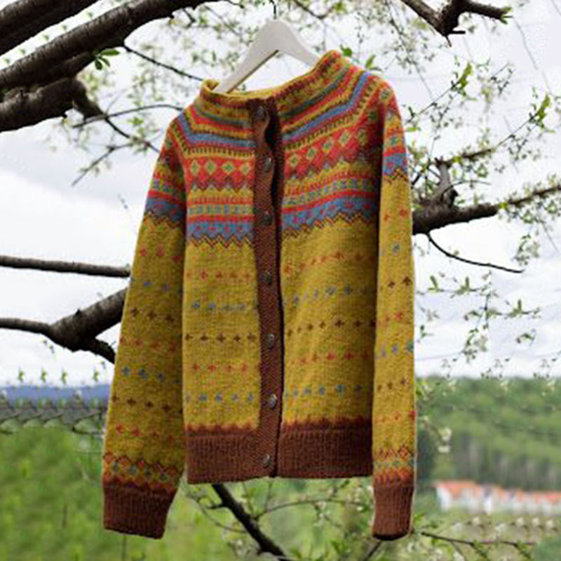 Kardigan v nadčasovém vintage stylu