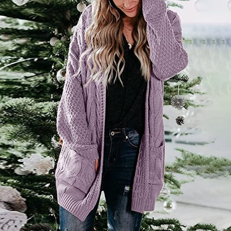 Casual Vintage Long Sleeve Sweater Cardigan elevenforest