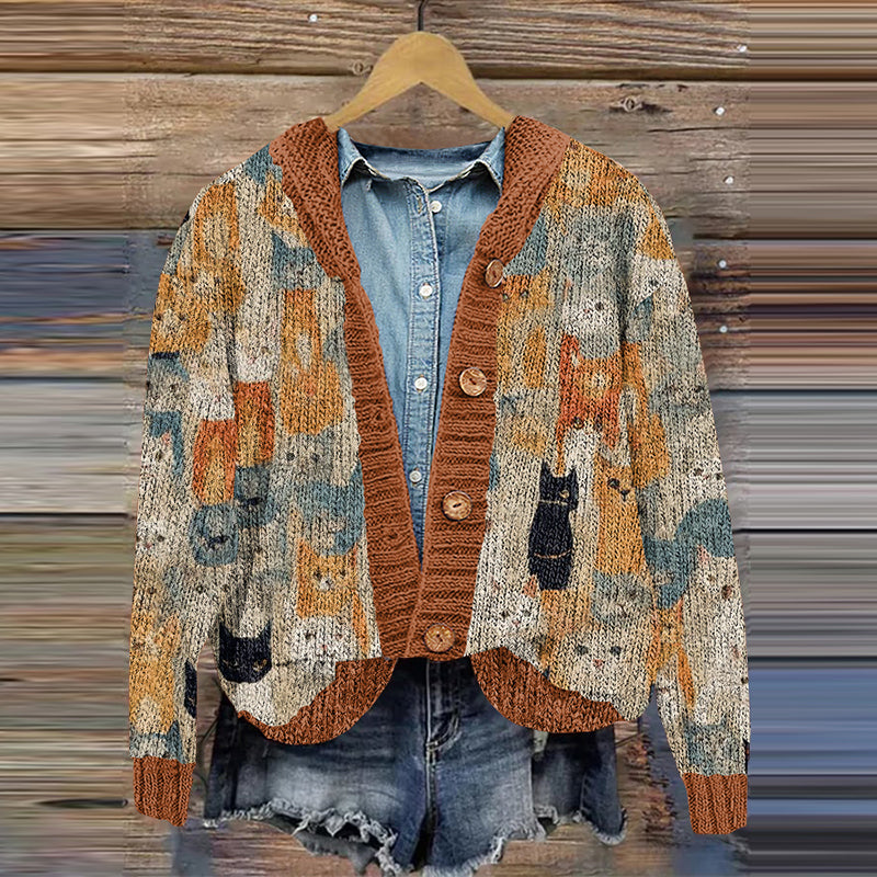 Kardigan v nadčasovém vintage stylu