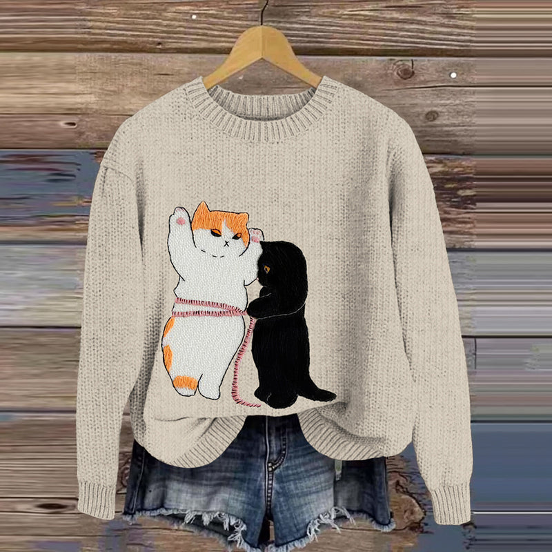 Klasický vintage Svetr