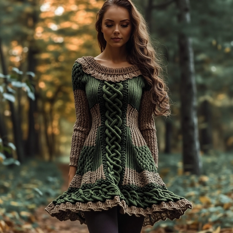 Svetr v nadčasovém vintage stylu