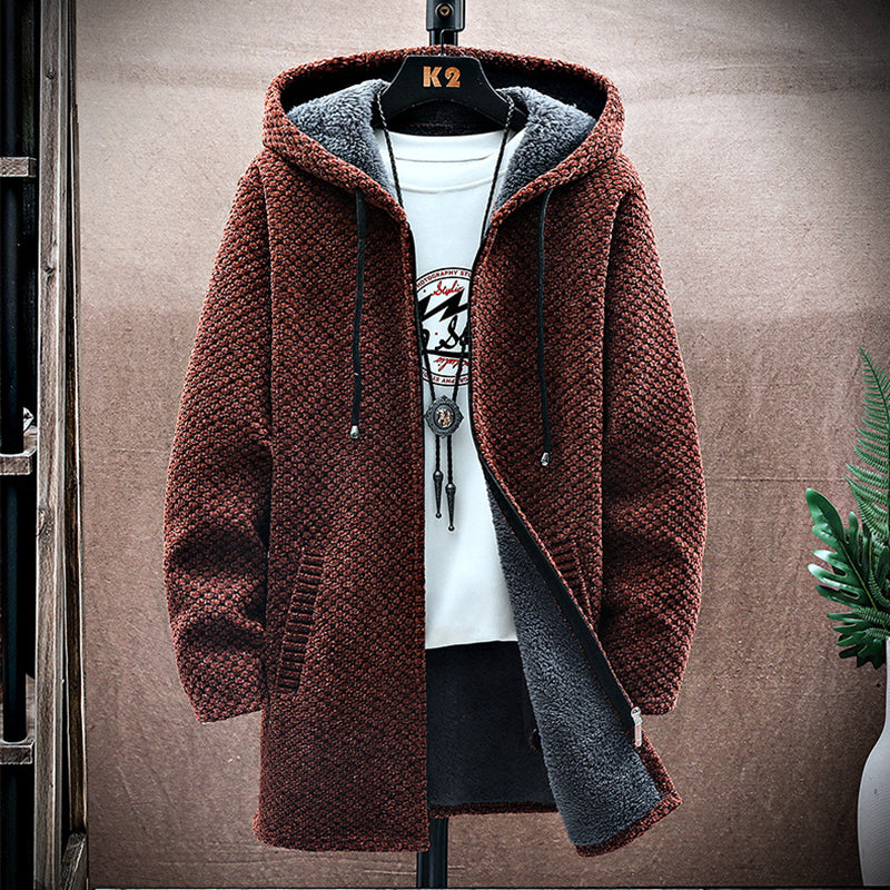 Men's Vintage Knitted Pattern Cardigan Sweater elevenforest