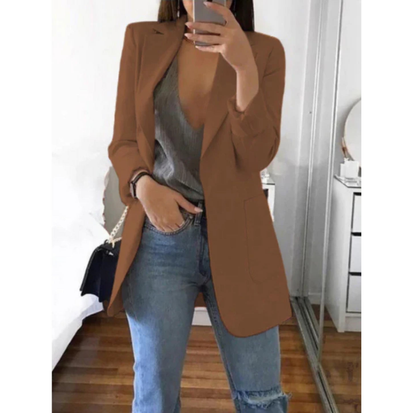 AS | Stylové sako úzkého střihu