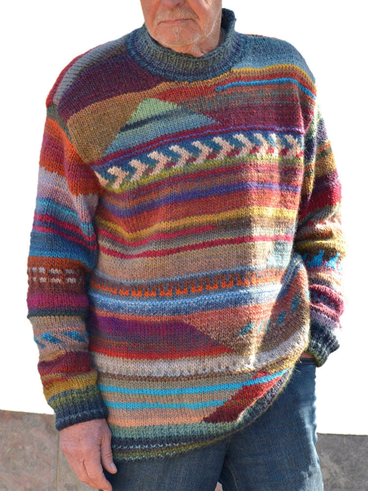 Klasický vintage Svetr