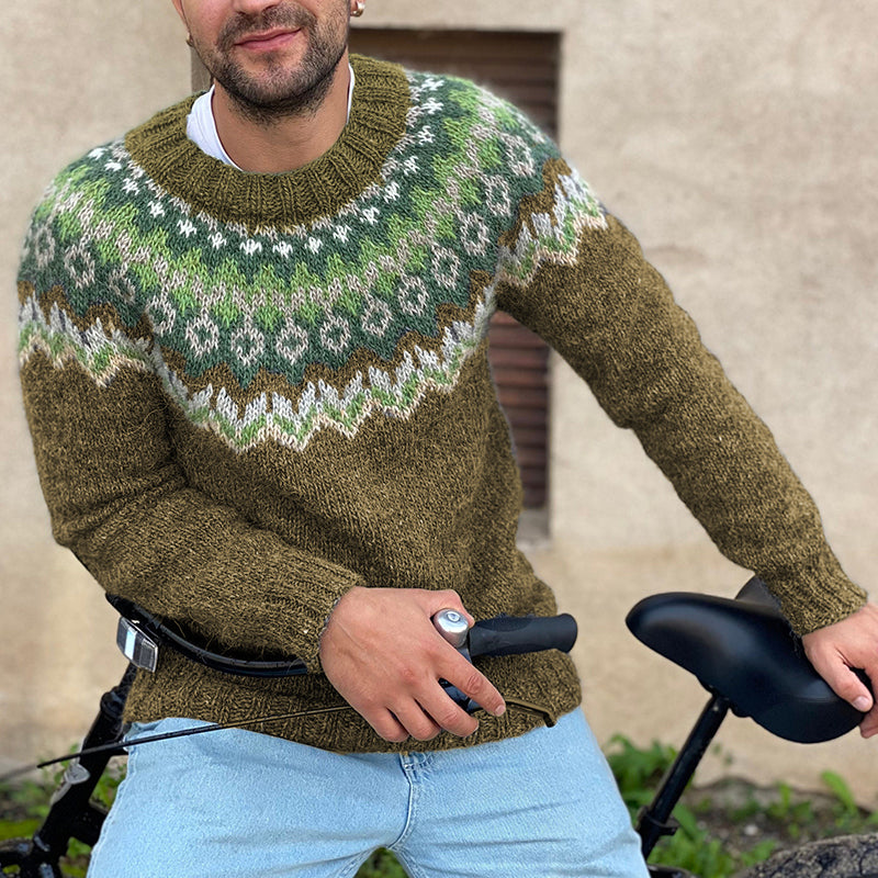 Svetr v nadčasovém vintage stylu