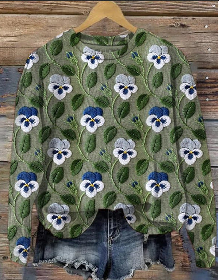 Klasický vintage Svetr