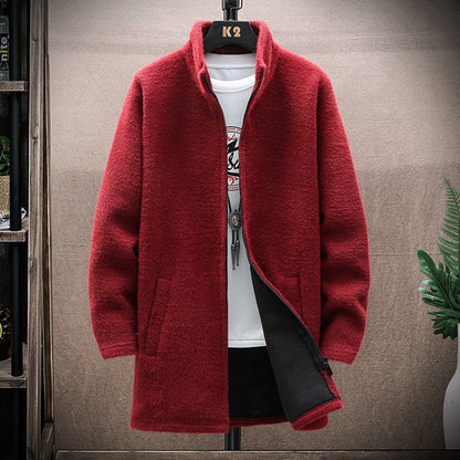 Men's Vintage Knitted Pattern Cardigan Sweater elevenforest