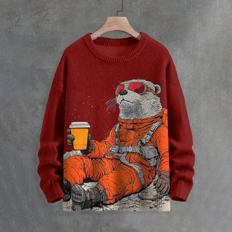 Klasický vintage Svetr