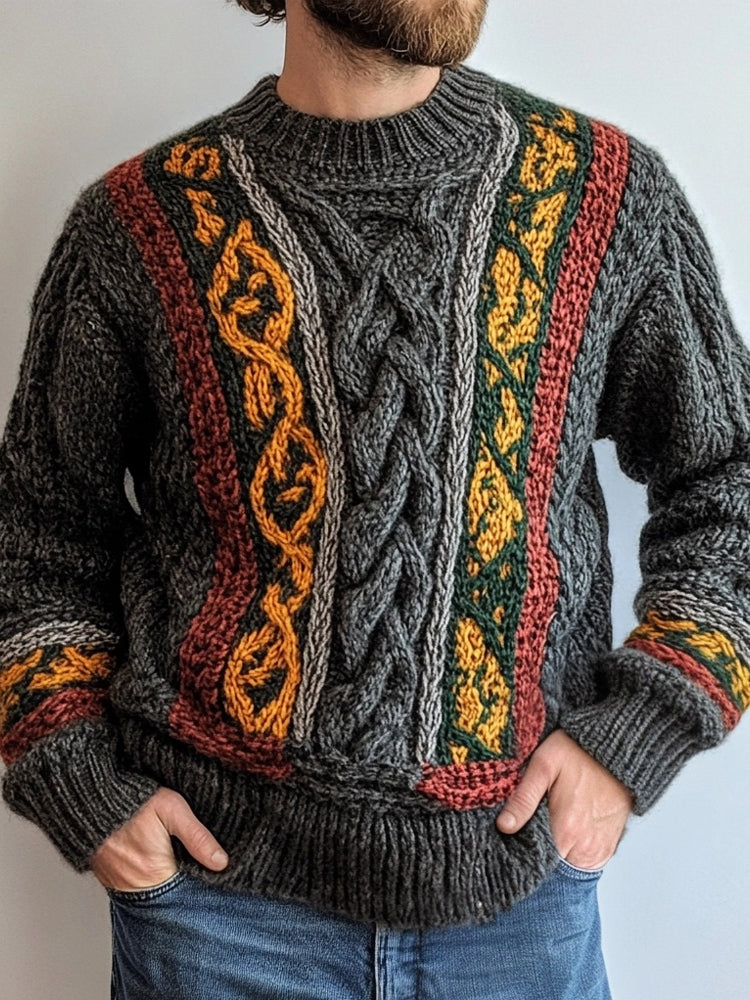 Klasický vintage Svetr