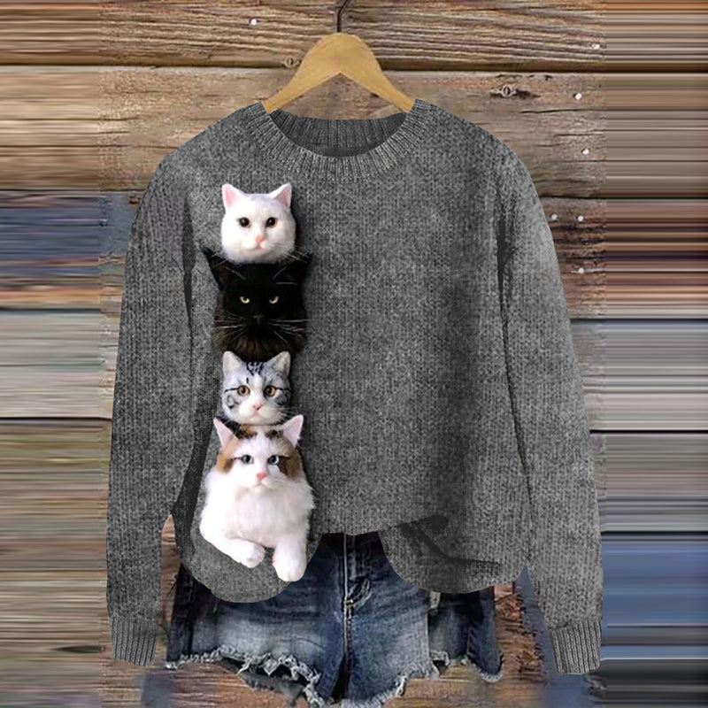 Svetr v nadčasovém vintage stylu