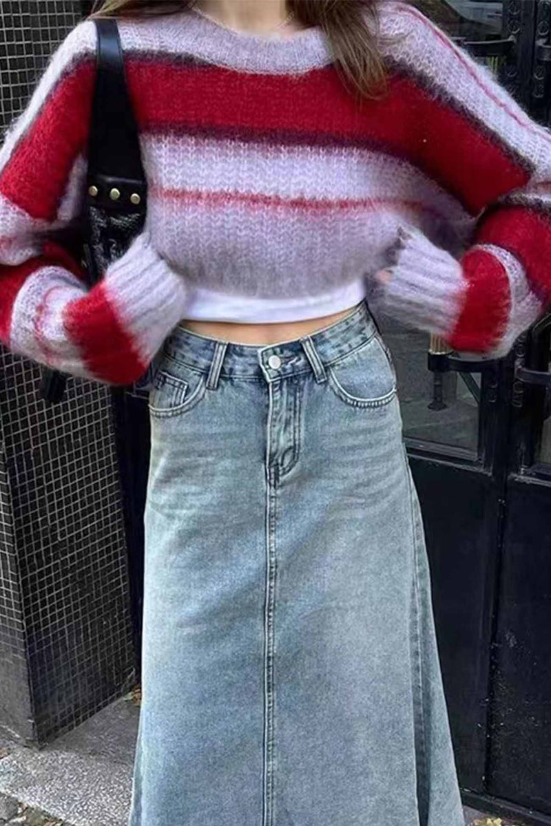 Svetr v nadčasovém vintage stylu