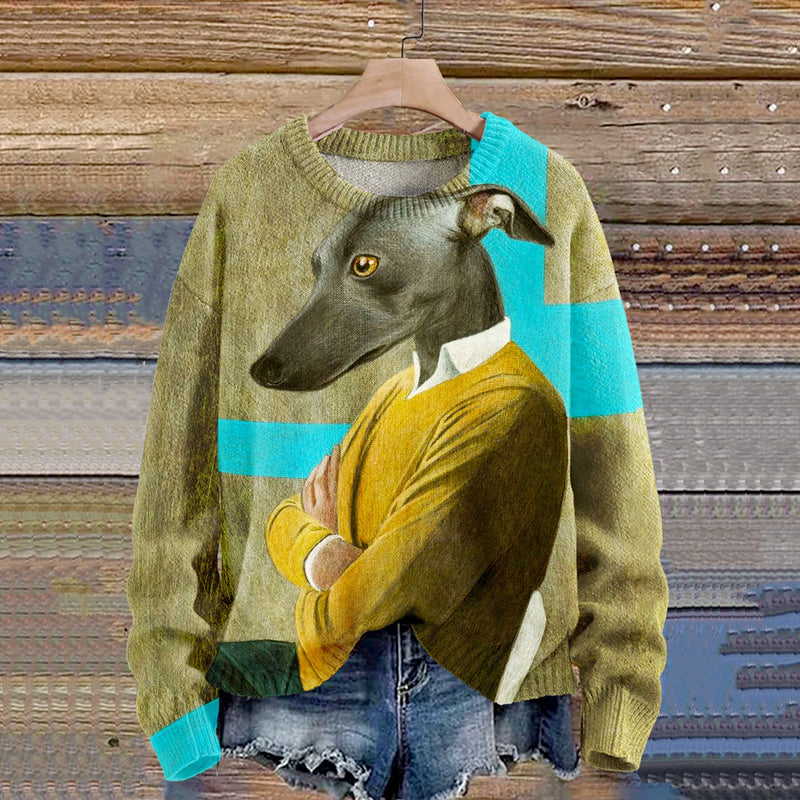 Klasický vintage Svetr