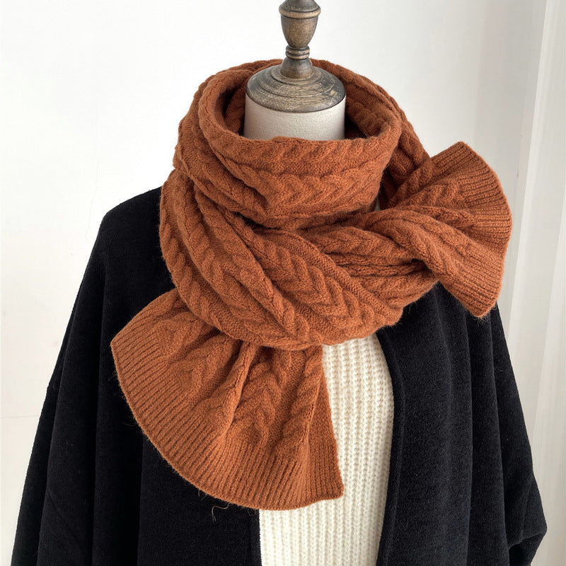 Vintage Cross Knit Soft Warm Retro Comfy Shawl elevenforest