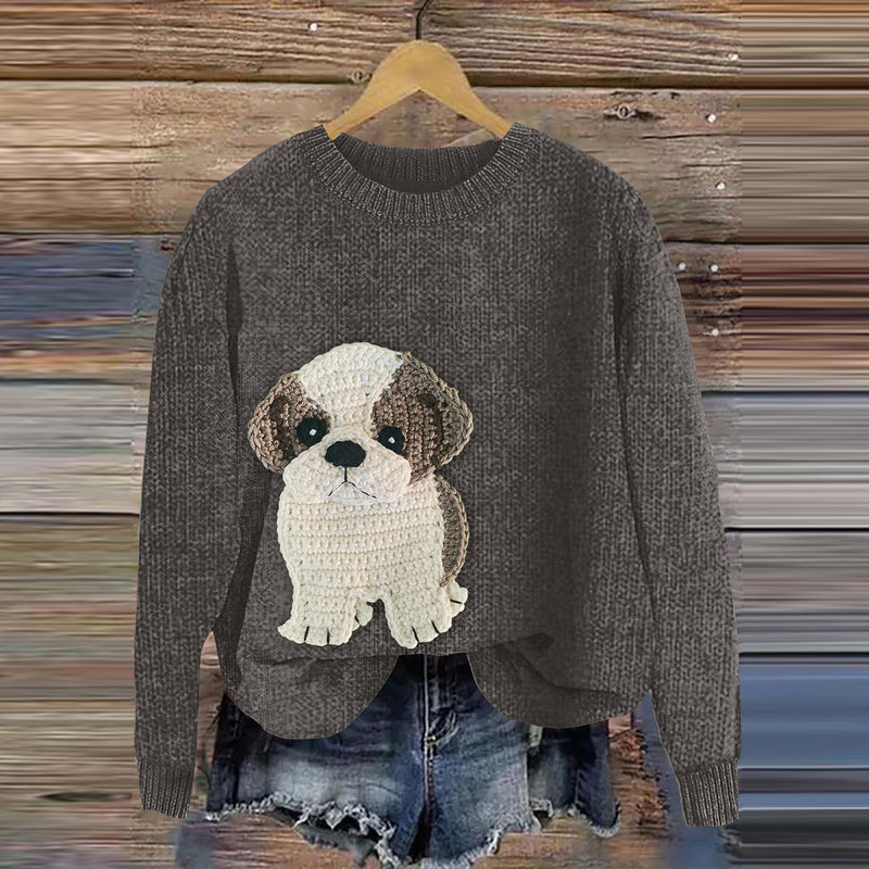 Svetr v nadčasovém vintage stylu