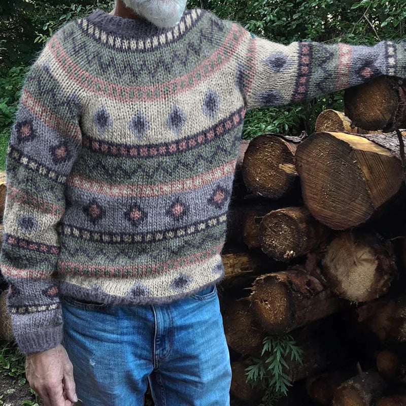 Svetr v nadčasovém vintage stylu