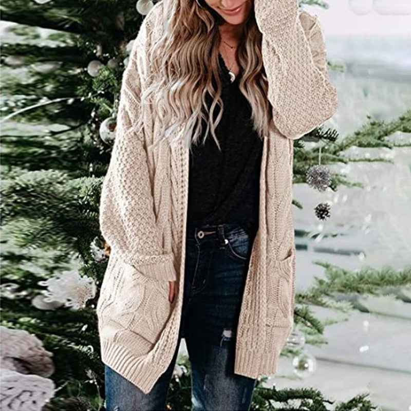 Casual Vintage Long Sleeve Sweater Cardigan elevenforest