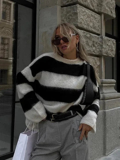 Nadčasový svetr ve vintage stylu