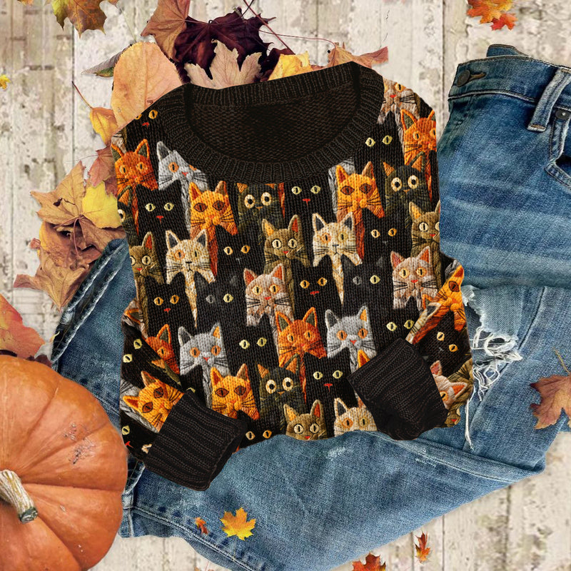 Klasický vintage Svetr
