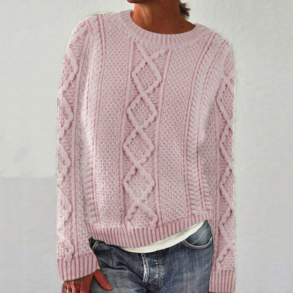 Woman Burke Clan Aran Sweater elevenforest