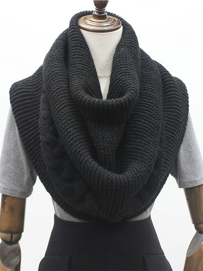 Vintage Cable Knit Cozy Scarf artswardrobe