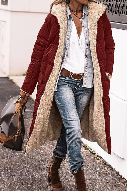 AS | Trendy bunda s kapucí a zvýrazněným límcem