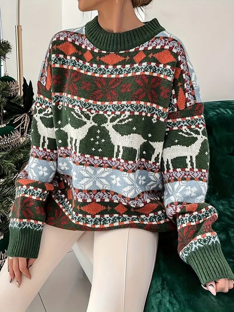 Svetr v nadčasovém vintage stylu