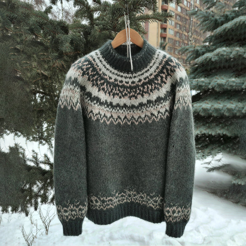 Svetr v nadčasovém vintage stylu