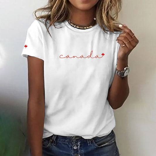 Women's Canada Travel Short Sleeve T-shirt elevenforest