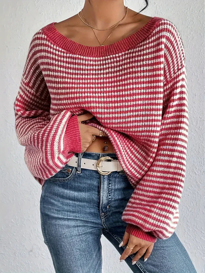 Svetr v nadčasovém vintage stylu