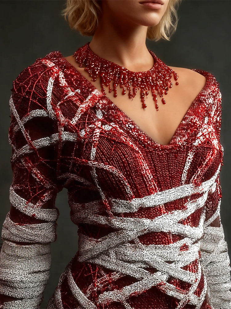 Svetr v nadčasovém vintage stylu