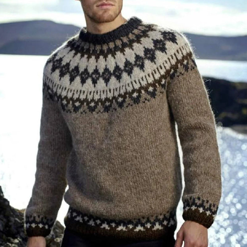 Svetr v nadčasovém vintage stylu