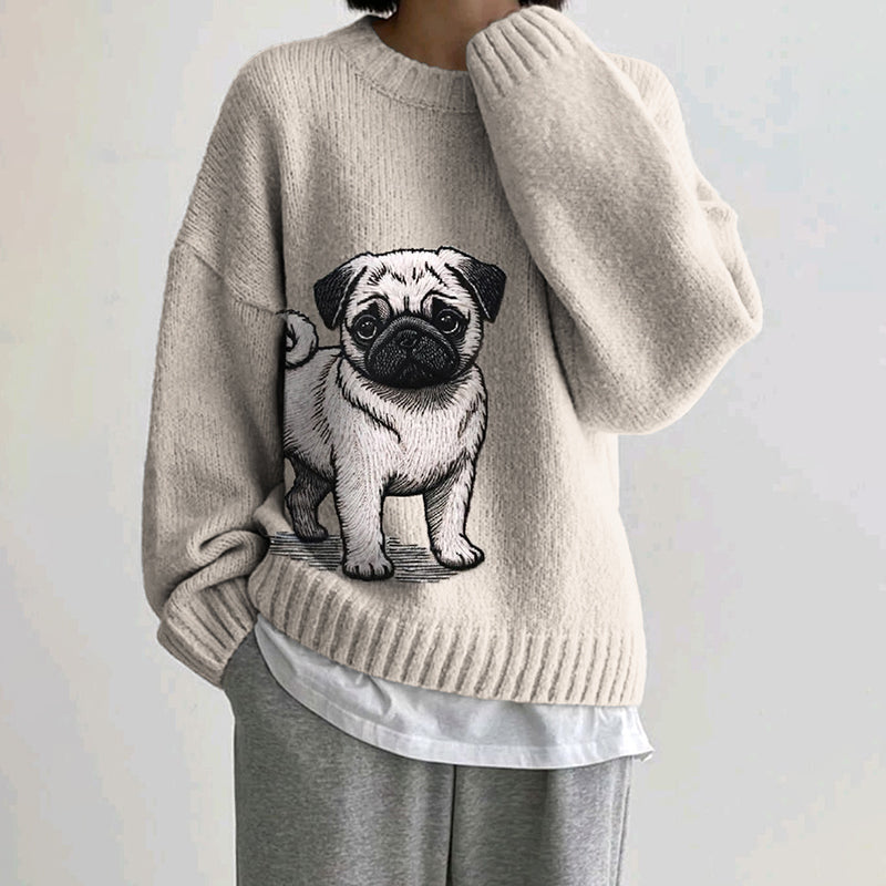 Klasický vintage Svetr