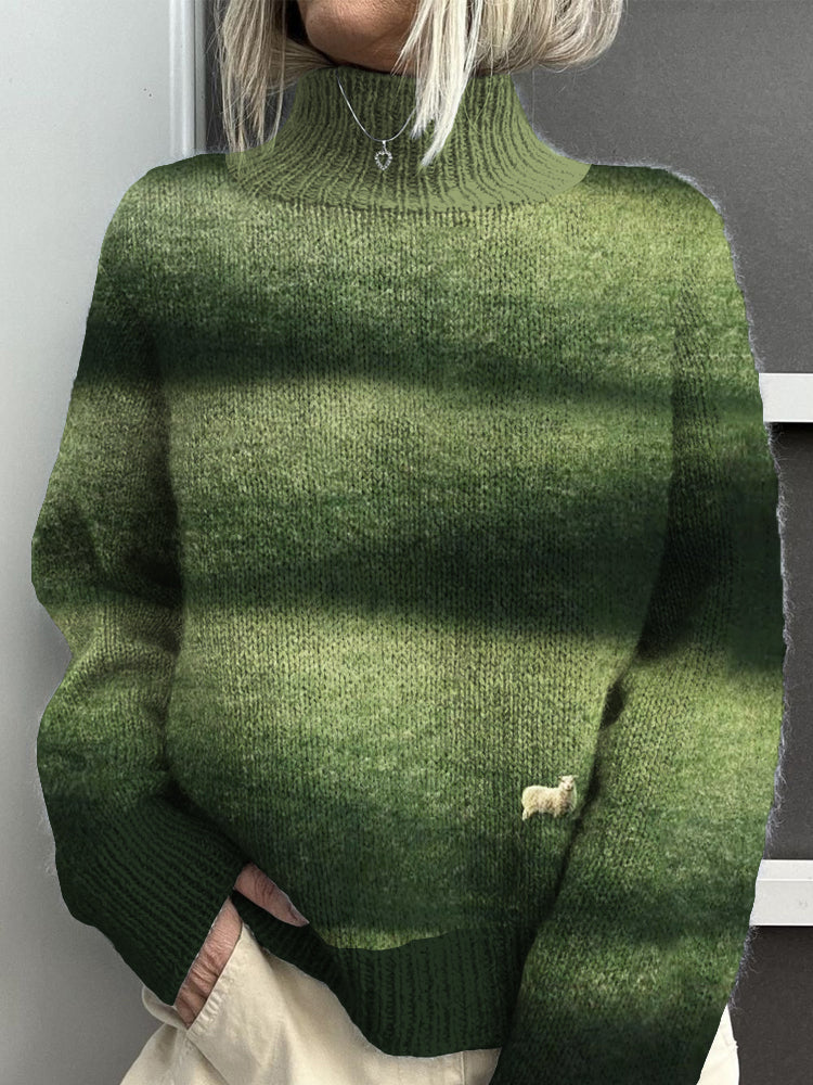 Klasický vintage Svetr