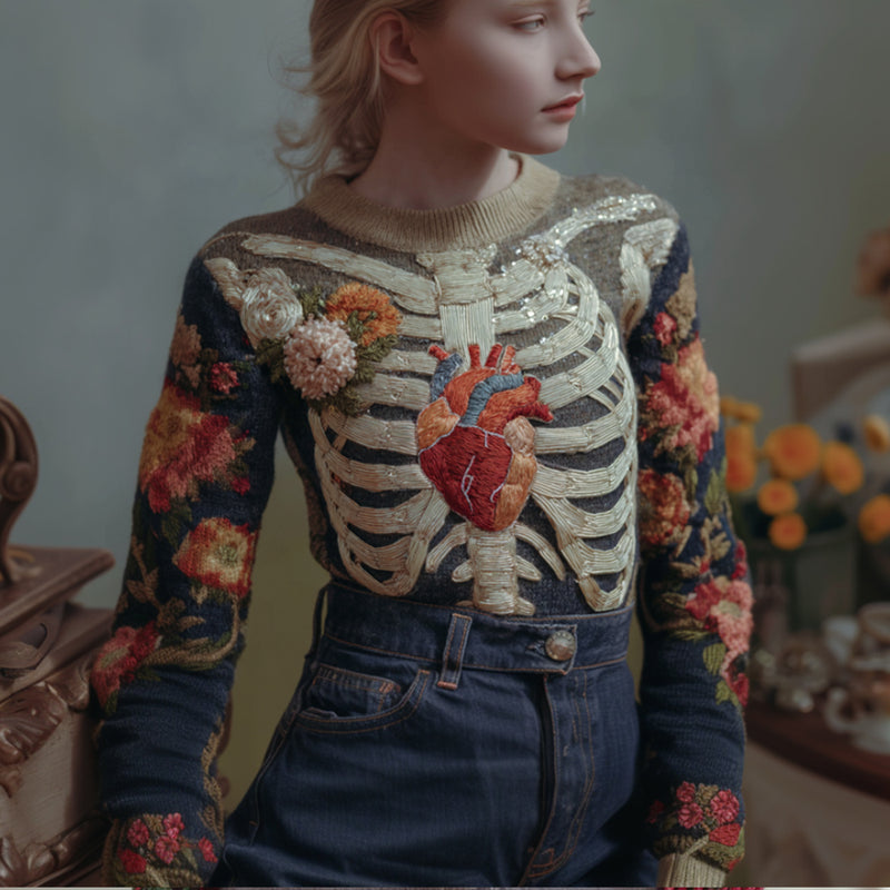 Svetr v nadčasovém vintage stylu