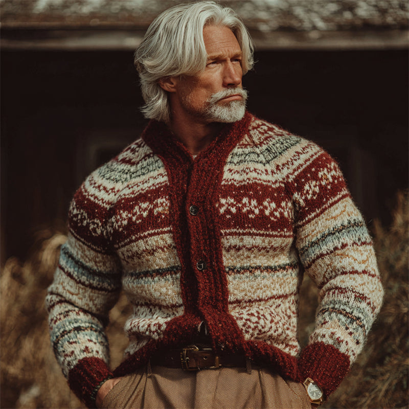 Kardigan v nadčasovém vintage stylu