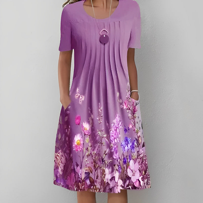 AS | Midi šaty s květinovým potiskem