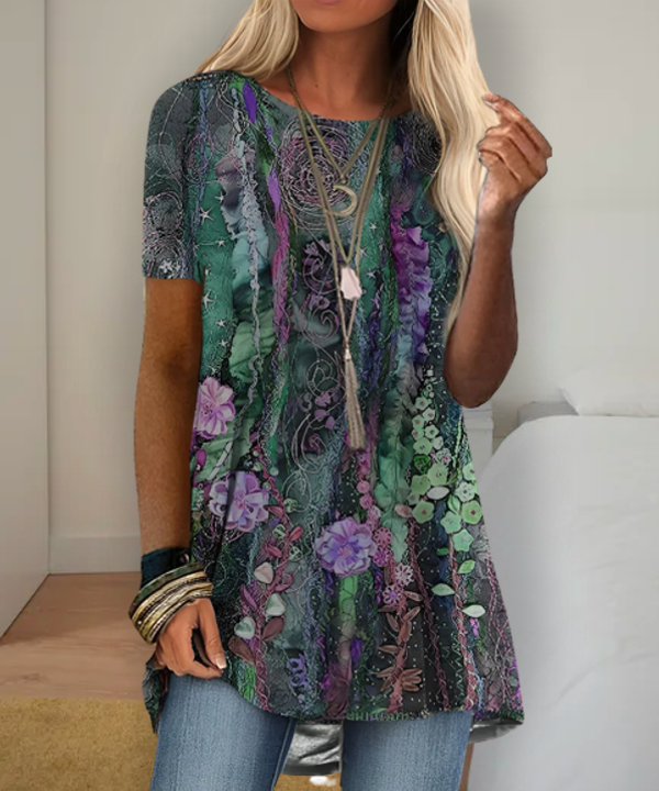 AS | Košile s potiskem inspirovaná boho stylem