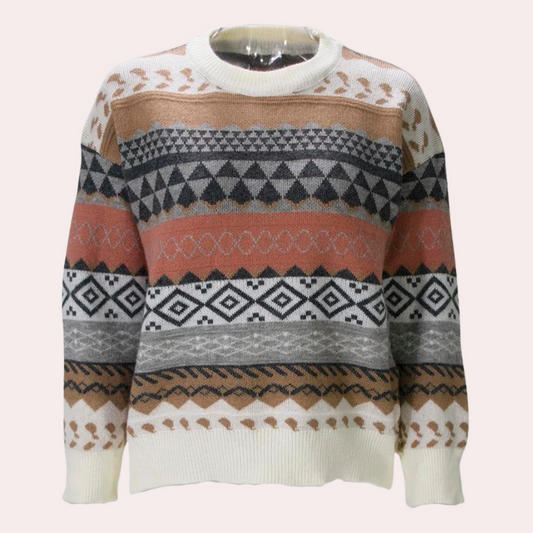 Svetr v nadčasovém vintage stylu