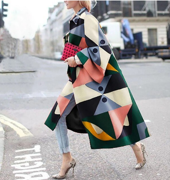 AS | Uvolněný a módní zimní kabát