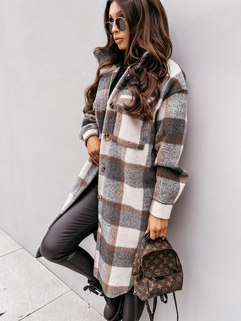 AS | Long Plaid Jacket™: Pro ženy