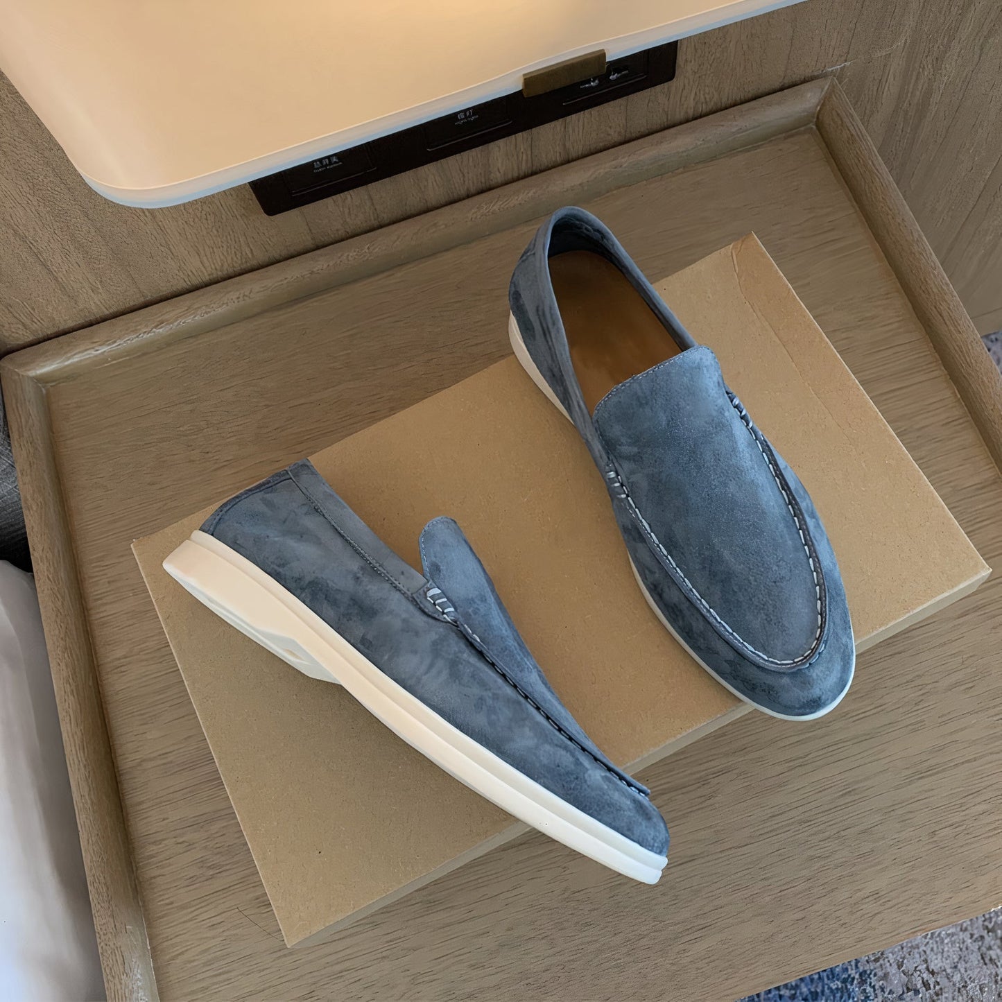 AS | Pánská ležérní obuv Suede Loafer Slip On