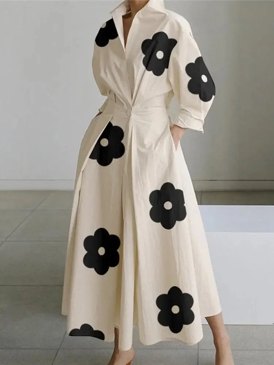 AS | Maxi šaty s výrazným potiskem