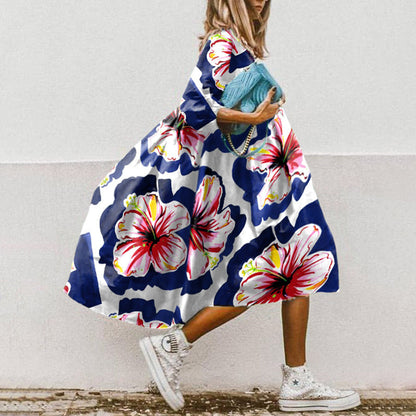 AS | Midi šaty s potiskem